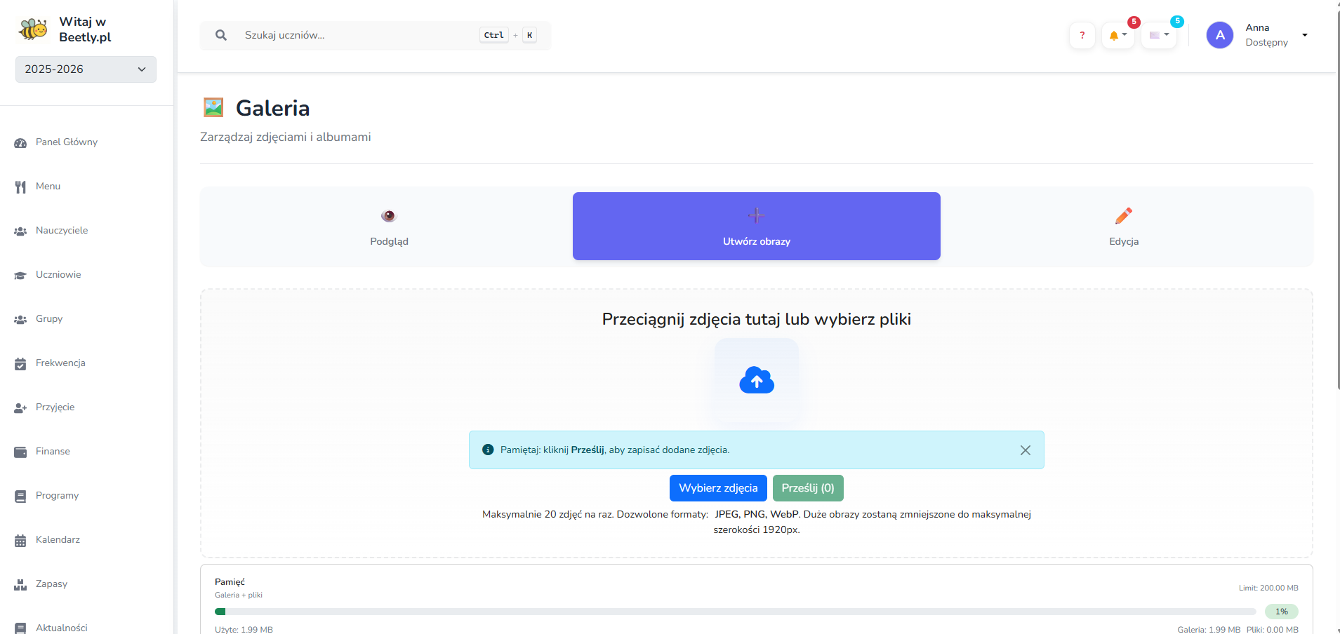 Galeria zdjęć screenshot